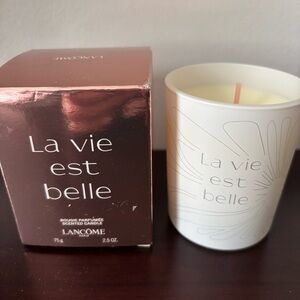 Lancôme La Vie Est Belle Scented Candle & Mini Perfume